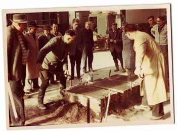 Casting after opening of the business in 1960 